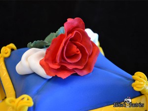Beauty and the Beast Engagement Cake