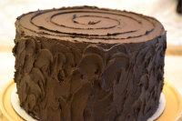 chocolate cake, chocolate layer cake