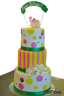 Elegant and Fun Birthday Cake