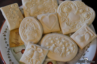 designer cookies, springerles, molded cookies